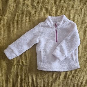 3T GAP quarter zip Sherpa Pullover
